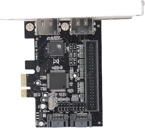 PCI Express Adapter Card for Ultra ATA 133 Hard Drives with External and Internal Ports in Kuwait