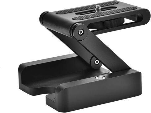 Fabater Z Type Tilt Flexible Folding Tripod Head with 1/4" Mounting Screw for DSLR Cameras, Lightweight Portable Arrow Storage Case Plate for Tripod in Kuwait