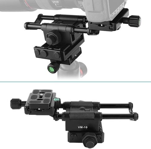 VM-10 Macro Camera Slider, Lightweight Rail Focusing Head for Precise Close-up Adjustments in Kuwait