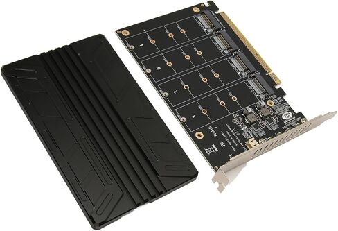 Keenso Quad M.2 NVME Adapter, 4 Disks, PCIe 4.0 in Kuwait