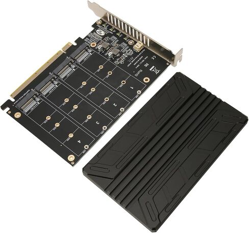 Keenso Quad M.2 NVME Adapter, 4 Disks, PCIe 4.0 in Kuwait