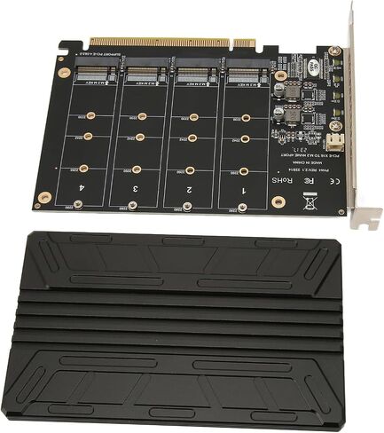Keenso Quad M.2 NVME Adapter, 4 Disks, PCIe 4.0 in Kuwait