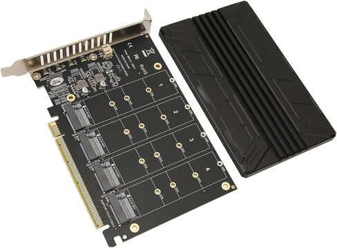 Keenso Quad M.2 NVME Adapter, 4 Disks, PCIe 4.0 in Kuwait