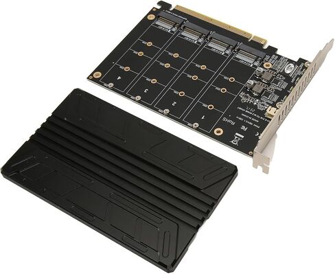 Keenso Quad M.2 NVME Adapter, 4 Disks, PCIe 4.0 in Kuwait