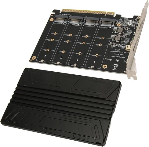 Keenso Quad M.2 NVME Adapter, 4 Disks, PCIe 4.0 in Kuwait