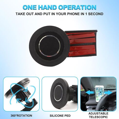 Car Phone Holder for 2024 2025 2026 BMW 5 Series i5 G60 G68 530i 540i Accessories Centre Console Air Vent Rotatable Fixed Mobile Phone Mount Holder for Car Fit for iPhone Android Smartphones (F) in Saudi Arabia