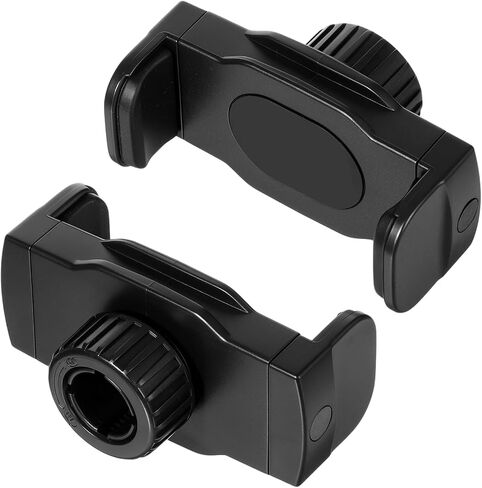 2 Pack Ball Mount Phone Holder Mount Clip Ball Joint Connector Ball-Mount Replacement 17mm Rotating Ball-Head with Fixed Nut for Car Selfie Stand Light Bracket (Black) in Kuwait