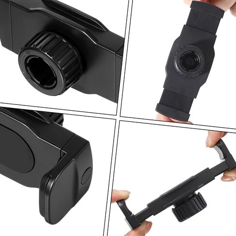 2 Pack Ball Mount Phone Holder Mount Clip Ball Joint Connector Ball-Mount Replacement 17mm Rotating Ball-Head with Fixed Nut for Car Selfie Stand Light Bracket (Black) in Kuwait