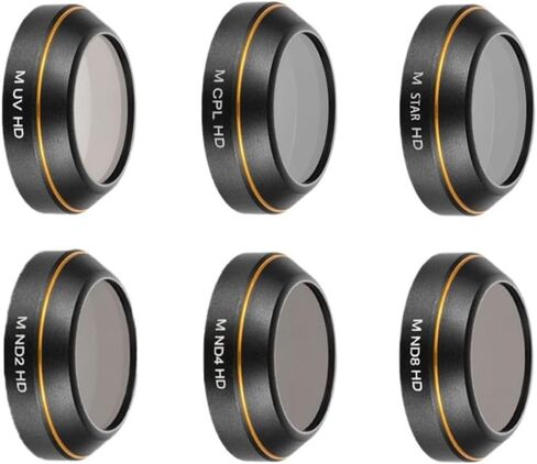 DJI Mavic Pro Filters Set - UV ND CPL Polarizer, Nano-Coated Optical Glass, Waterproof, Anti-Fog, Anti-Scratch, Lightweight Aviation Aluminum Frame in Kuwait