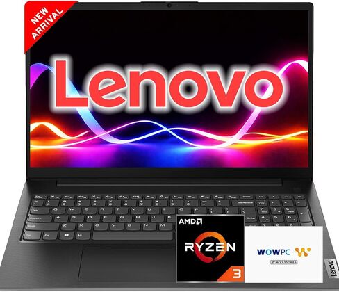 Lenovo 2026 V15 Business Laptop with Microsoft 365 for The Web, AMD 7000 Series Ryzen CPU (Beats Intel i7-1160G7), 15.6" FHD Display, 16GB RAM, 1TB SSD, RJ-45, HDMI, Wi-Fi 6, Windows 11 Pro in Kuwait