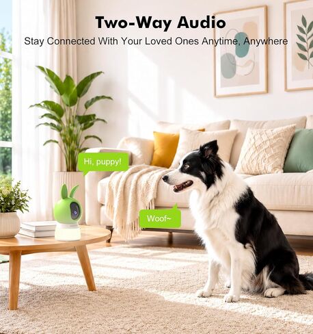 Indoor Security Camera with Nightlight, 2.4GHz WiFi Home Security Camera in Kuwait