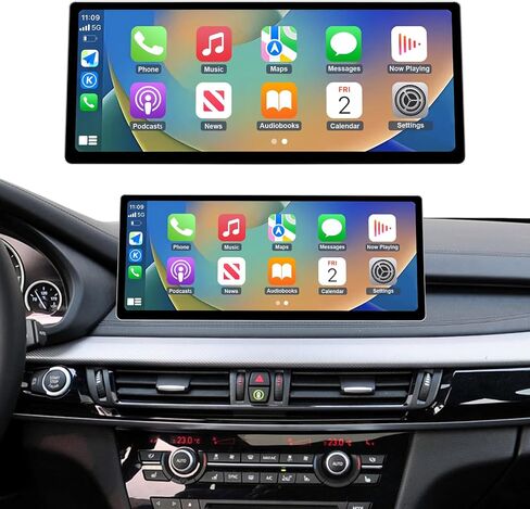 شاشة CarPlay Android Auto مقاس 2026 مقاس 12.3 بوصة لسيارة BMW X5 X6 Series in Kuwait