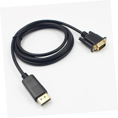 Gadpiparty to Vga Cable Connector Video Converter Cord for Monitor Computer Laptop Projector Latch Button High Performance Reliable in Kuwait