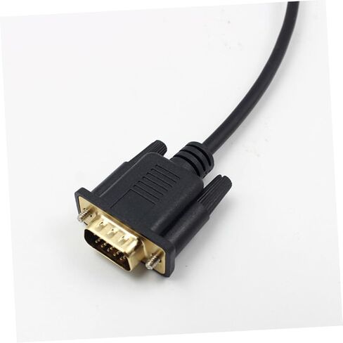 Uonlytech to Vga Cable Connector for Monitor Secure Latch Design Replacement for Laptop Desktop Display Projector in Kuwait