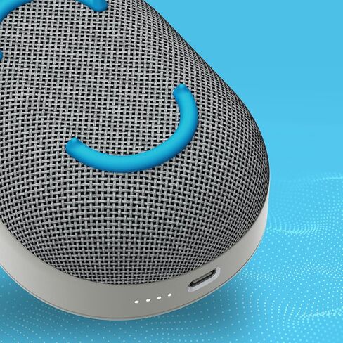 Skullcandy Kilo Wireless Bluetooth Speaker - IPX7 Waterproof Mini Bluetooth Speaker with 24 Hour Battery, Downward Firing Passive Radiator, and True Wireless Pairing - Perfect for Outdoor (Grey) in Kuwait