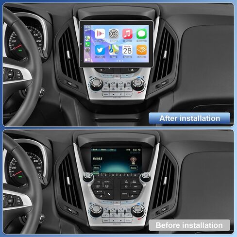 Rotatable Touchscreen Car Stereo for Chevrolet Equinox 2010 2011 2012-2017 in Saudi Arabia