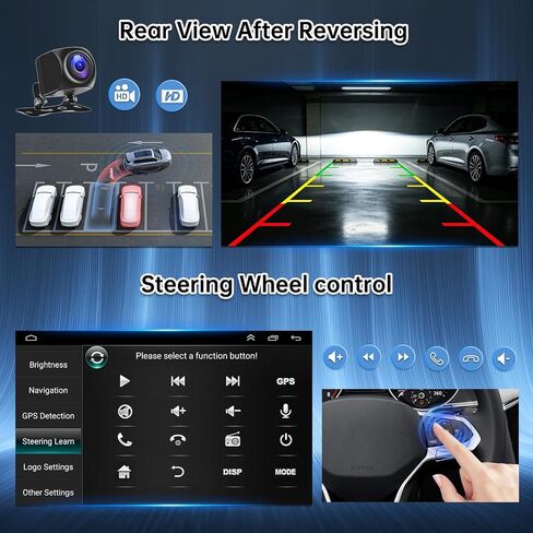 Rotatable Touchscreen Car Stereo for Chevrolet Equinox 2010 2011 2012-2017 in Saudi Arabia