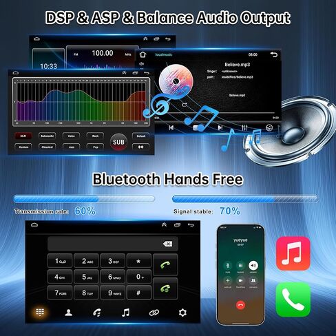Rotatable Touchscreen Car Stereo for Chevrolet Equinox 2010 2011 2012-2017 in Saudi Arabia