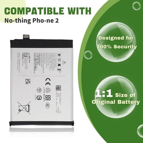 New NT02 Battery LIS1605ERPC Replacement for Nothing Phone 2 A056 with Upgrade Tools in Kuwait
