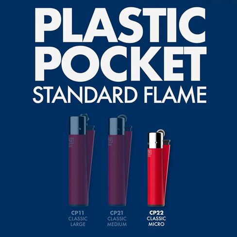 Clipper Micro Reusable Lighters - 4 Pack - Fresh Leaf Design in Kuwait