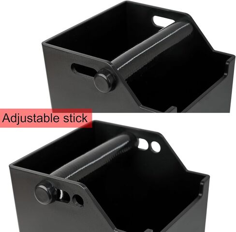 Coffee Knock Box for Espresso Grounds, Large Capacity 880ml, Adjustable Knock Bar, Barista Style Espresso Knock Box, Non-Slip Base, Easy-Clean Coffee Grounds Container in Kuwait