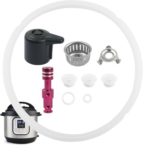 10 PCS Instantpot Replacement Parts for Duo 5, 6 Qt and Duo Plus 6 Quart, Include Sealing Ring Steam Release Valve Float Valve Anti-Block Shield Anti-blocking Shroud Bracket in Kuwait