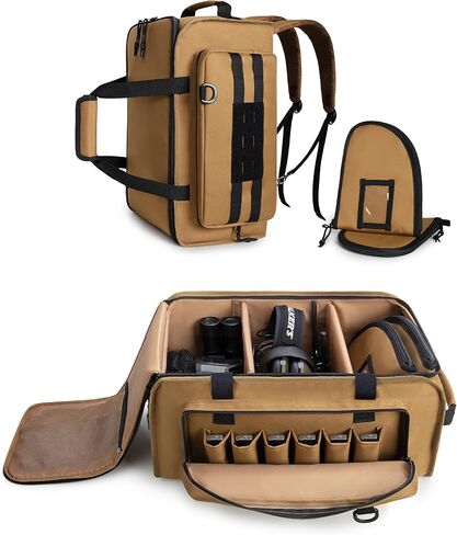 Smasrob Gun Range Bag, Tactical Pistol Bag, Shooting Duffle Bag in Kuwait