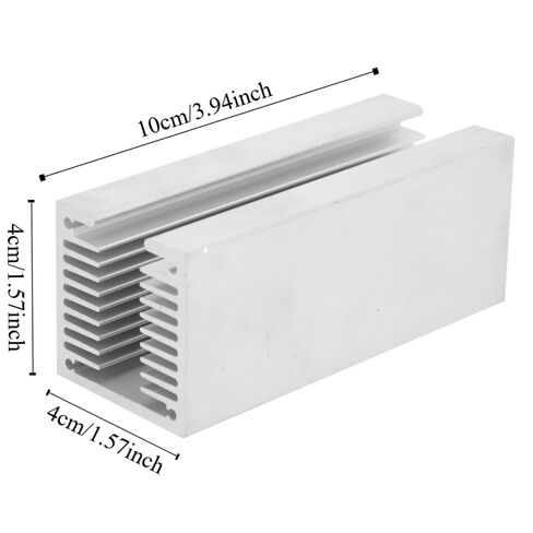 Aluminum U-Type Heat Sink Dense Tooth Cooler Fin 100x40x40mm for MOS Modules, LED, CPU, PCB & Electronic Components in Kuwait