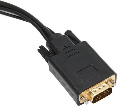 VGA to Video Converter Cable 1080P Full HD with Integrated Sound and Power Supply for PC Desktop Laptop in Kuwait