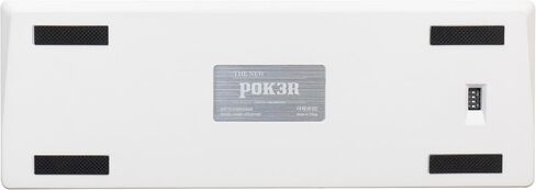 Vortex New POK3R White Aluminum 60% White LED Double Shot PBT Mechanical Keyboard (Cherry MX Brown) in Kuwait