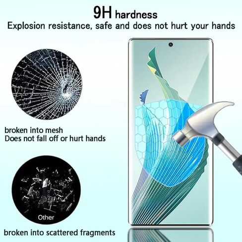 2Pcs Tempered Glass, For HONOR X9a, Screen Protector Glass Film in Kuwait