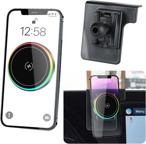 Car Magnetic Phone Mount for Hyundai Palisade 2020 2021 2022 2023 2024 2025 Auto Interior Accessories Best Cellphone Holder Fast 15W Wireless Charger Cell Phones Charging Screen Stand Accessory in Kuwait