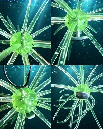 Urchin Bait Anchor Shaped Sinker with Line Eyelet, Anti-Slip Locking Hook in Kuwait