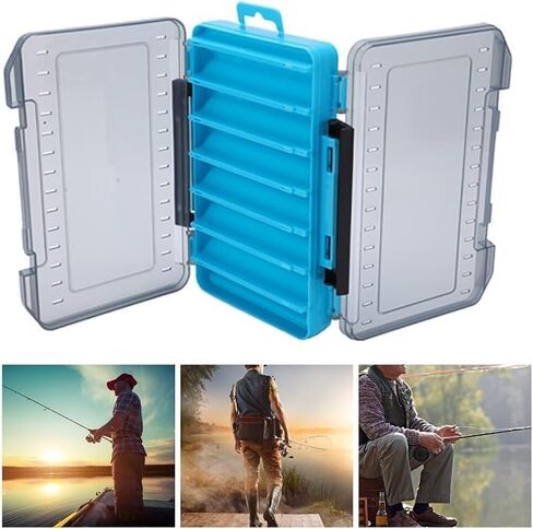 Blue Fishing Tackle Organizer 55x43x16 Inch Lure Storage for Anglers in Kuwait