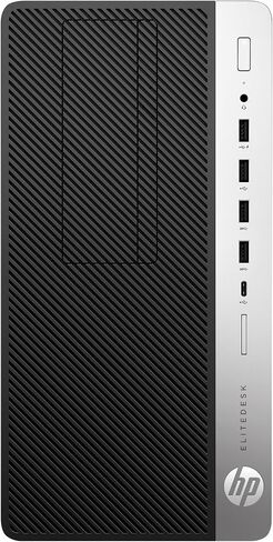 HP EliteDesk 705G4 Mini Tower Desktop PC, AMD Ryzen 3 Pro 2200GE, 8GB RAM, 256GB SSD, WiFi, Bluetooth, Windows 11 Pro(Renewed) in Kuwait