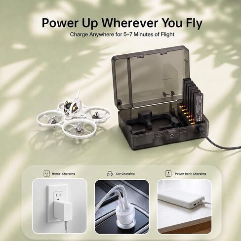 CADDXFPV Curve Micro 16 1S White FPV Whoop Drone, ELRS, 1080p 120fps, 500mW in Kuwait