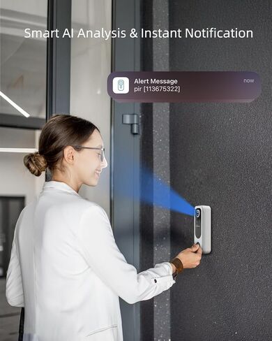 ZUMIMALL Doorbell Camera Wireless 2K, Video Doorbell with Chime in Kuwait