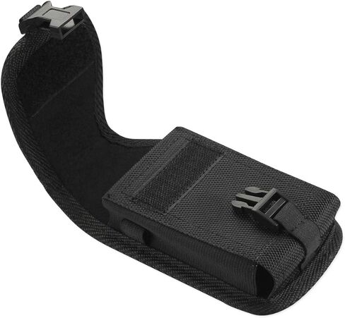 Reiko Wireless Vertical Rugged Phone Pouch with Buckle Clip 4.4"X2.3"X0.9" Wallet Case - Black in Kuwait