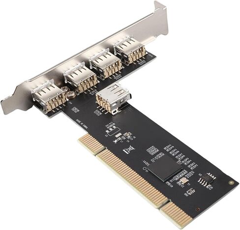 Pissente PCI to USB 2.0 Internal Expansion Card, 5 Port 480Mbps in Kuwait