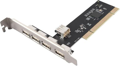 Pissente PCI to USB 2.0 Internal Expansion Card, 5 Port 480Mbps in Kuwait