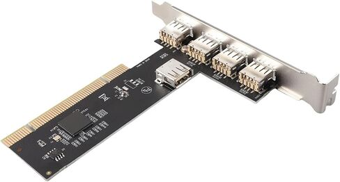 Pissente PCI to USB 2.0 Internal Expansion Card, 5 Port 480Mbps in Kuwait