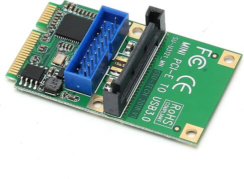 Pissente Mini PCIe to USB 3.0 Expansion Card, 19Pin Header (Single 19PIN in Kuwait