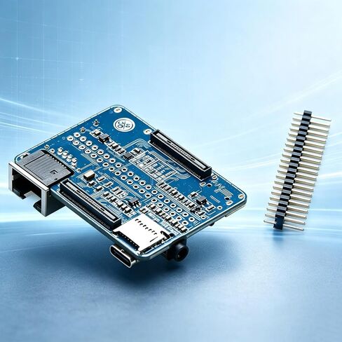 5V Gigabit Ethernet RJ45 USB Expanding Board 40PIN GPIO Header for Pi CM4 in Kuwait