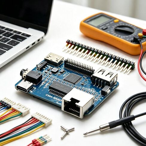 5V Gigabit Ethernet RJ45 USB Expanding Board 40PIN GPIO Header for Pi CM4 in Kuwait