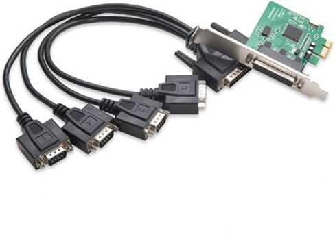 4 Port DB9 Serial PCI ECard Expansion Adapter for Desktop Computer Systems in Kuwait