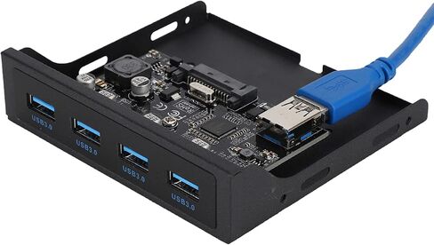 Pissente PCIE to 4xUSB 3.0 Floppy Bay Adapter Card, Chip in Kuwait