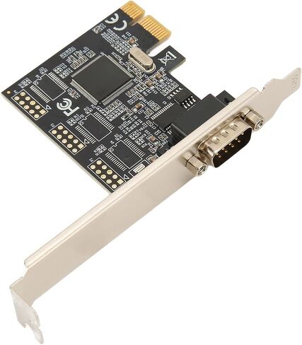 Pissente PCIe X1 RS232 Serial Adapter Card, Single Port in Kuwait