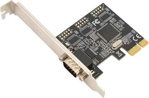Pissente PCIe X1 RS232 Serial Adapter Card, Single Port in Kuwait