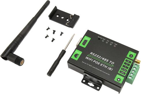 Pissente RS232 RS485 Serial to WiFi Ethernet Converter, POE in Kuwait