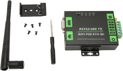 Pissente RS232 RS485 Serial to WiFi Ethernet Converter, POE in Kuwait